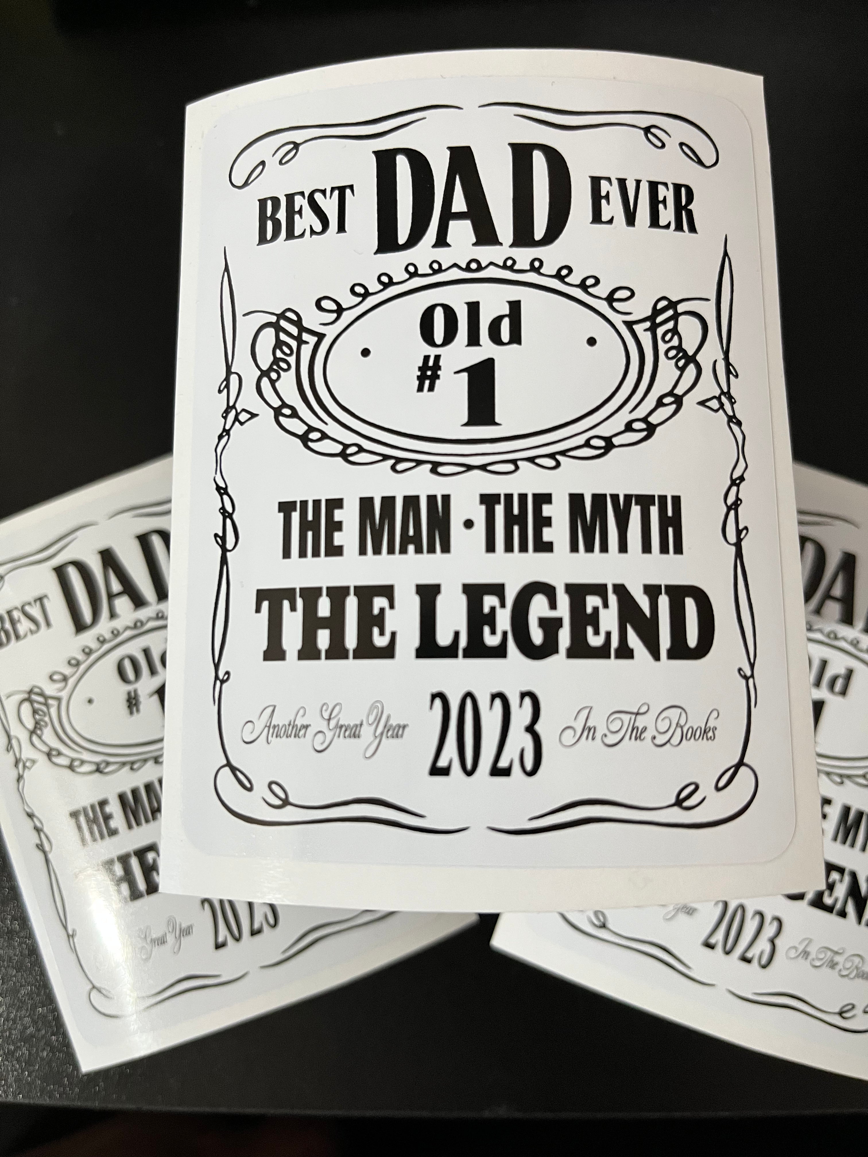 Best Dad -beer label