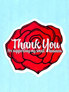 Small Business Thank You Stickers Bulk